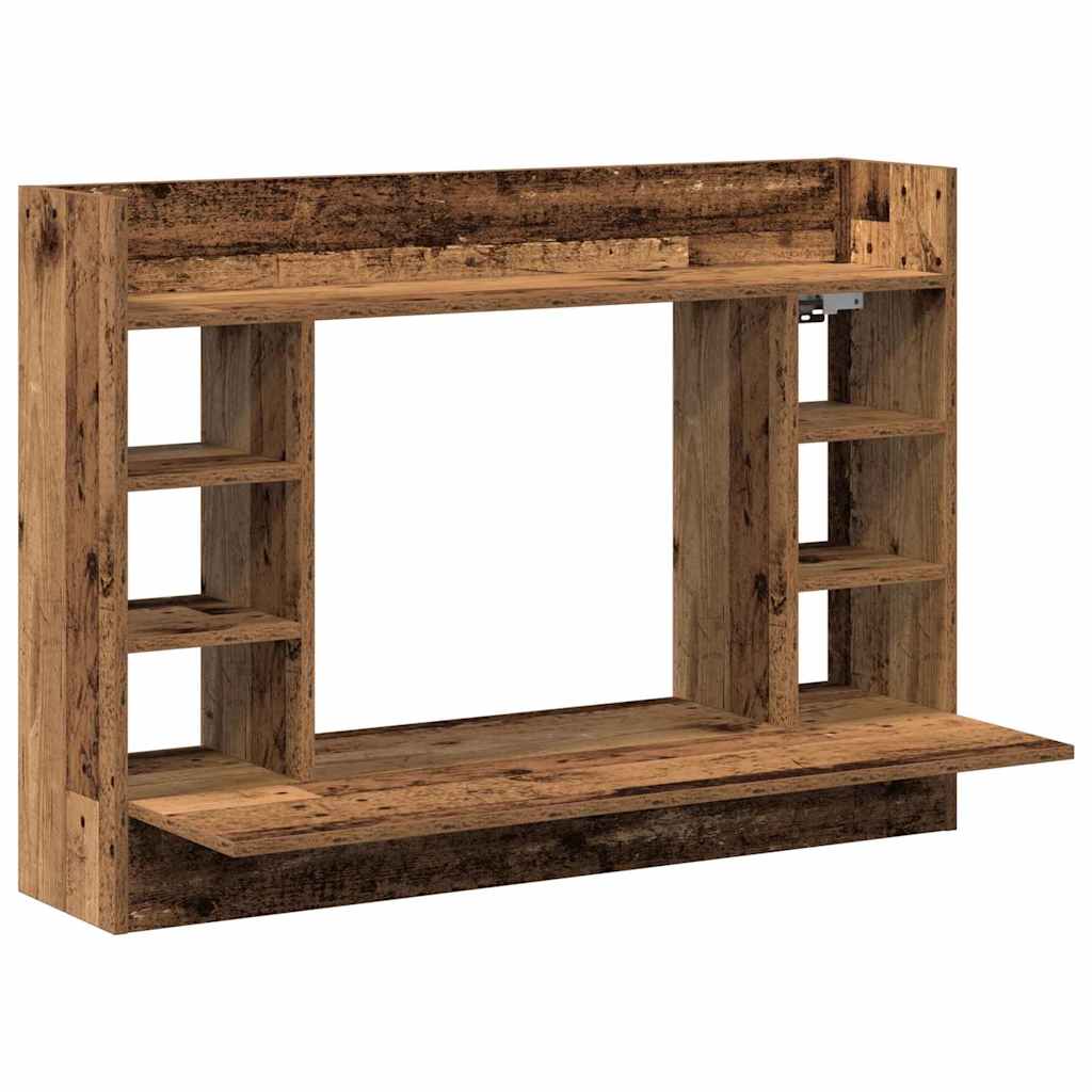 Wall-Mounted Desk Old wood Engineered wood 105 x 48 x 75 cm