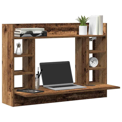 Wall-Mounted Desk Old wood Engineered wood 105 x 48 x 75 cm