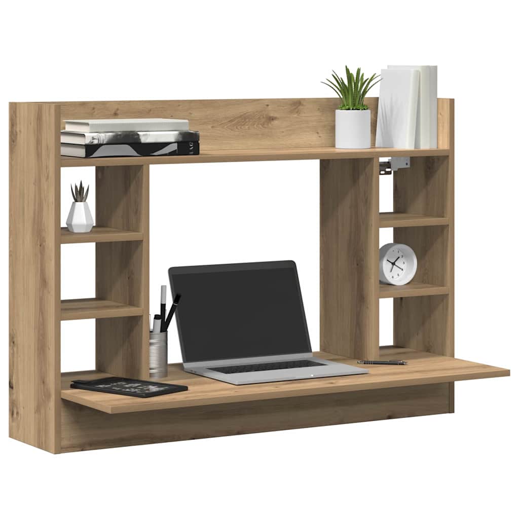 Wall-Mounted Desk Artisan oak Engineered wood 105 x 48 x 75 cm