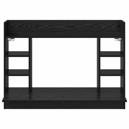 Wall-Mounted Desk Black oak Engineered wood 105 x 48 x 75 cm