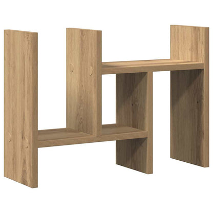Desk Organiser Artisan Oak 50 x 15.5 x 35.5 cm Engineered Wood