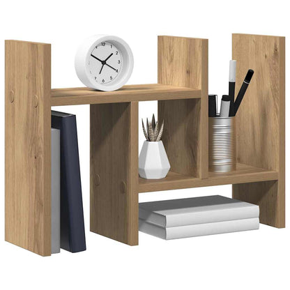 Desk Organiser Artisan Oak 50 x 15.5 x 35.5 cm Engineered Wood