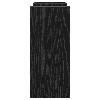 Desk Organiser Black Oak 50 x 15.5 x 35.5 cm Engineered Wood