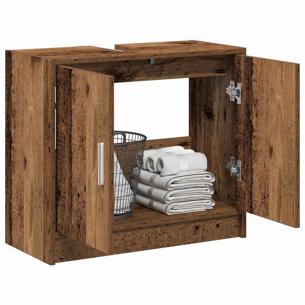 Bathroom Cabinet Old Wood 63 x 29 x 55 cm Engineered wood