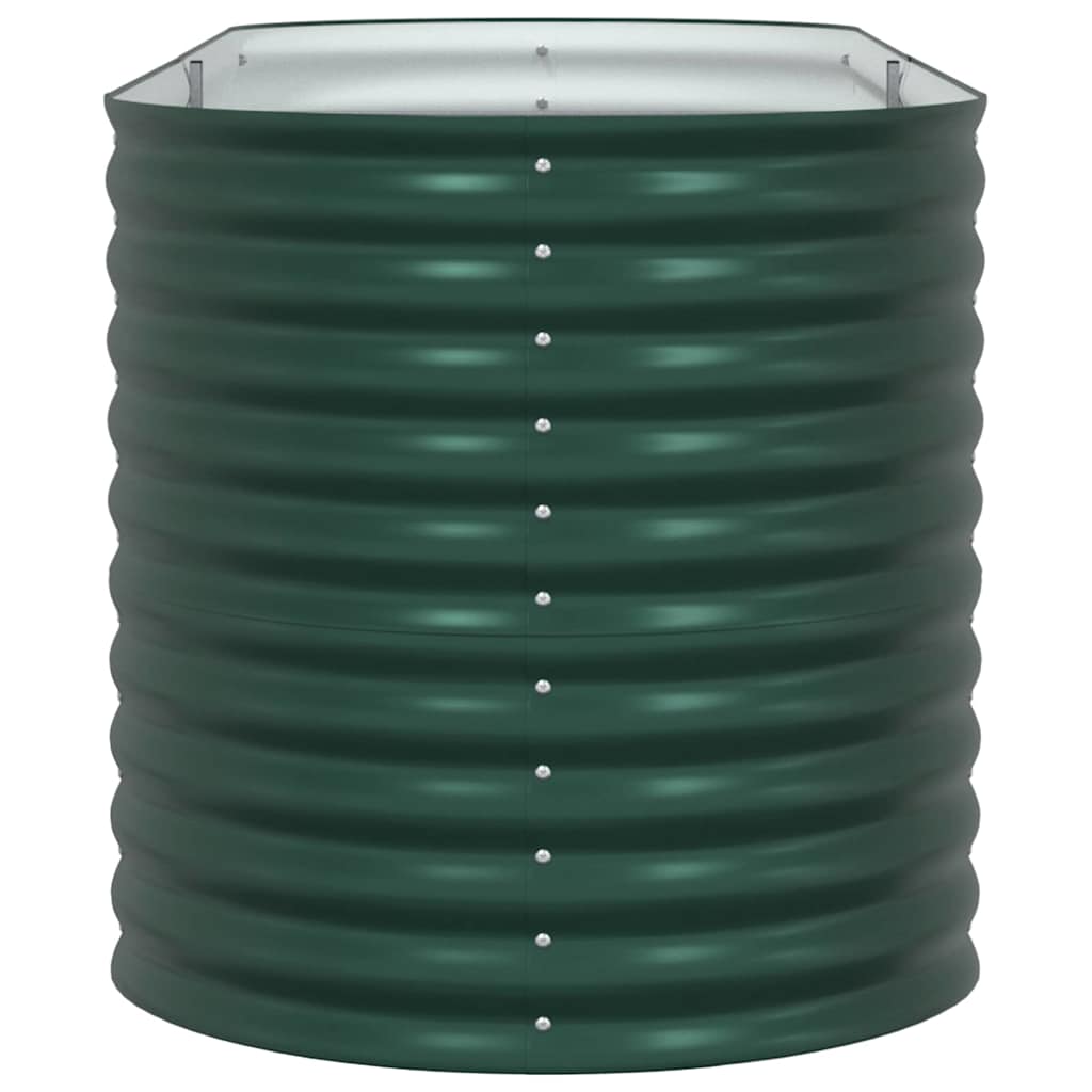 Raised Bed Green 240 x 80 x 81 cm Steel