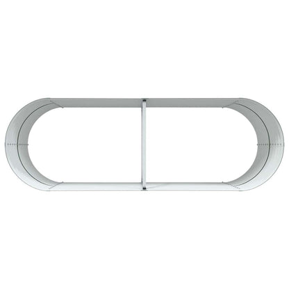 Raised Bed Green 240 x 80 x 81 cm Steel