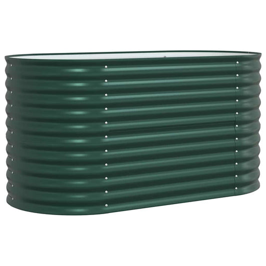 Raised Bed Green 160 x 80 x 81 cm Steel