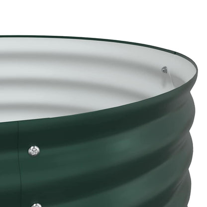 Raised Bed Green 320 x 80 x 44 cm Steel