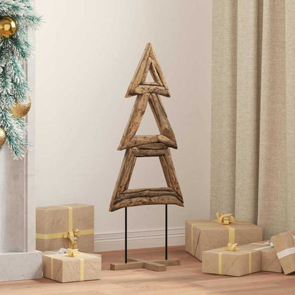 Christmas Tree Brown 90 cm Solid teak wood