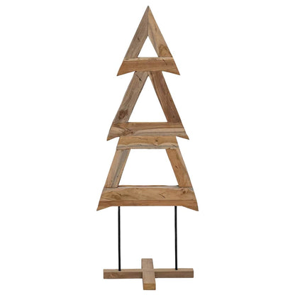 Christmas Tree Brown 90 cm Solid teak wood