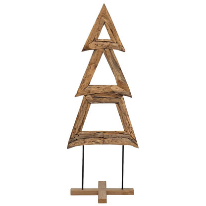 Christmas Tree Brown 90 cm Solid teak wood