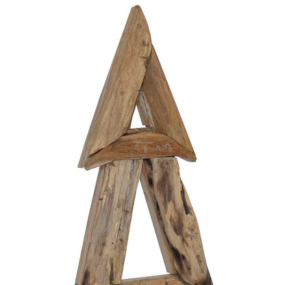 Christmas Tree Brown 120 cm Solid teak wood