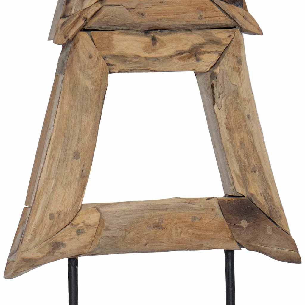 Christmas Tree Brown 120 cm Solid teak wood