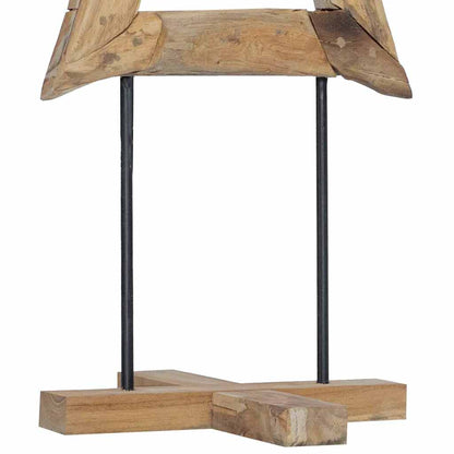 Christmas Tree Brown 120 cm Solid teak wood