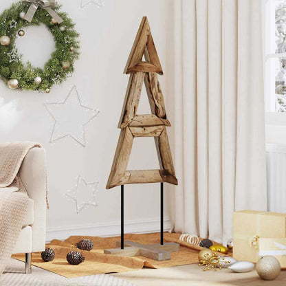Christmas Tree Brown 120 cm Solid teak wood