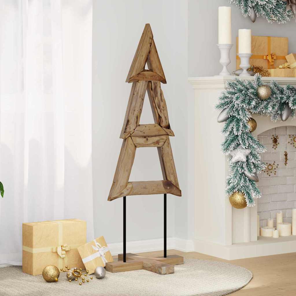Christmas Tree Brown 120 cm Solid teak wood