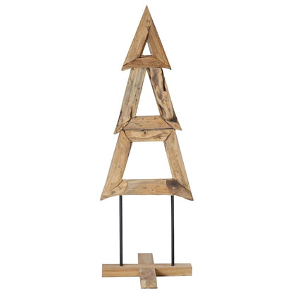 Christmas Tree Brown 120 cm Solid teak wood