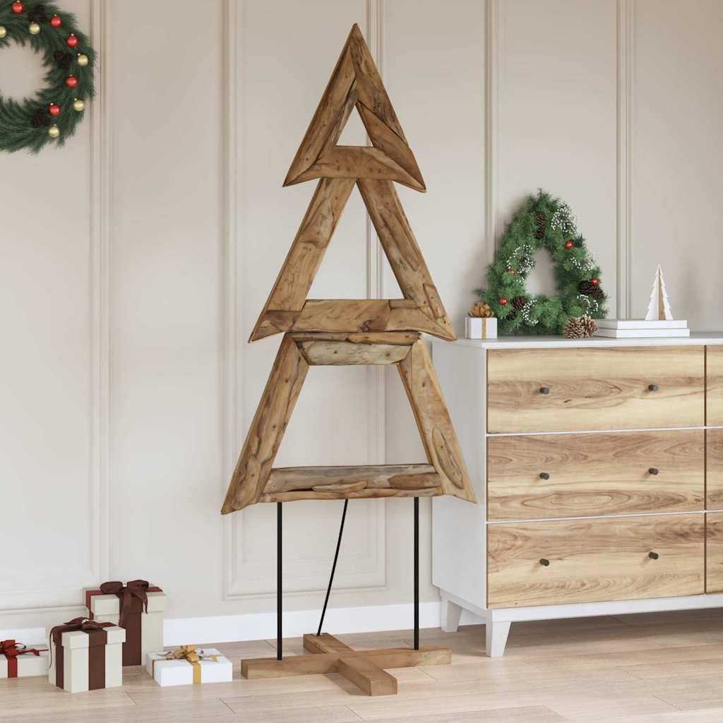 Christmas Tree Brown 181 cm Solid teak wood