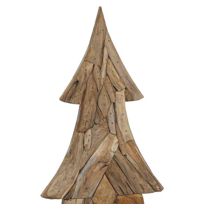 Christmas Tree with Stand Brown 181.5 cm Solid teak wood