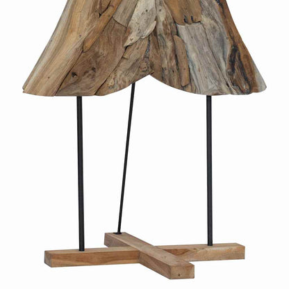 Christmas Tree with Stand Brown 181.5 cm Solid teak wood