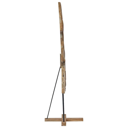 Christmas Tree with Stand Brown 181.5 cm Solid teak wood