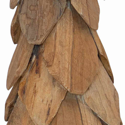 Christmas Tree with Stand Brown 51 cm Solid teak wood