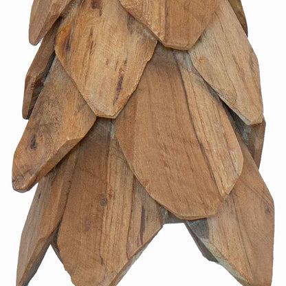 Christmas Tree with Stand Brown 51 cm Solid teak wood