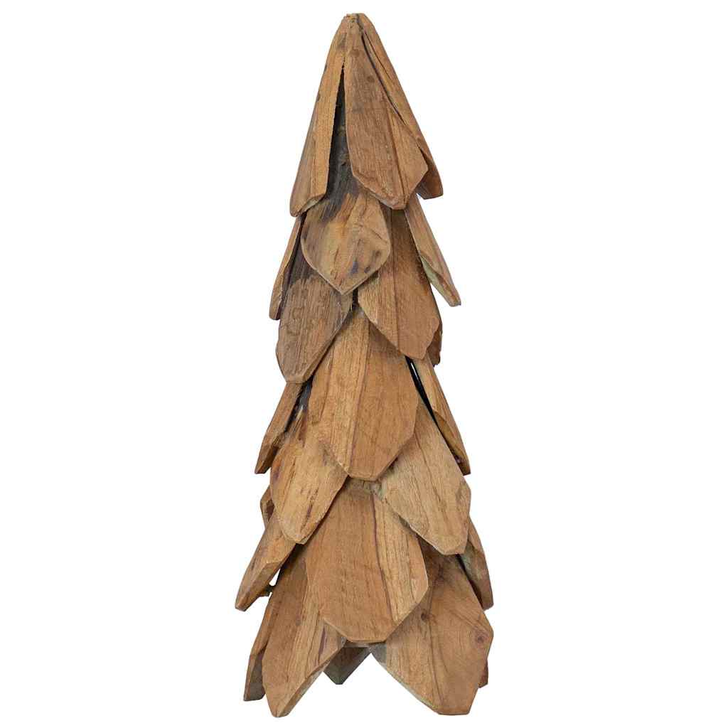 Christmas Tree with Stand Brown 51 cm Solid teak wood