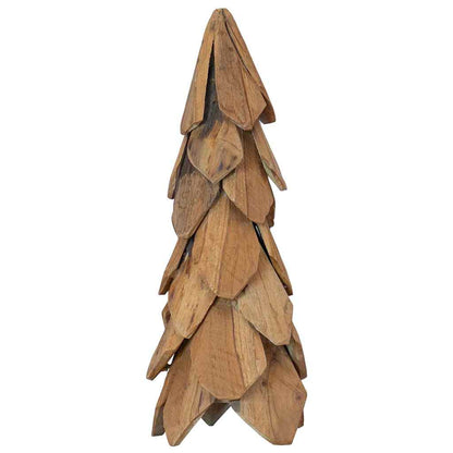 Christmas Tree with Stand Brown 51 cm Solid teak wood