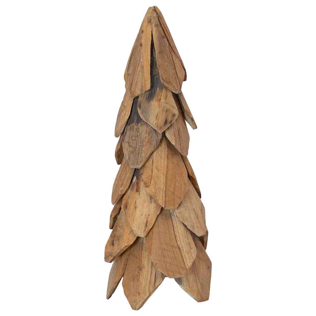 Christmas Tree with Stand Brown 51 cm Solid teak wood