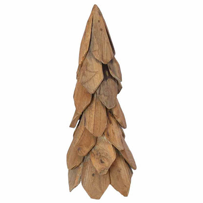 Christmas Tree with Stand Brown 51 cm Solid teak wood