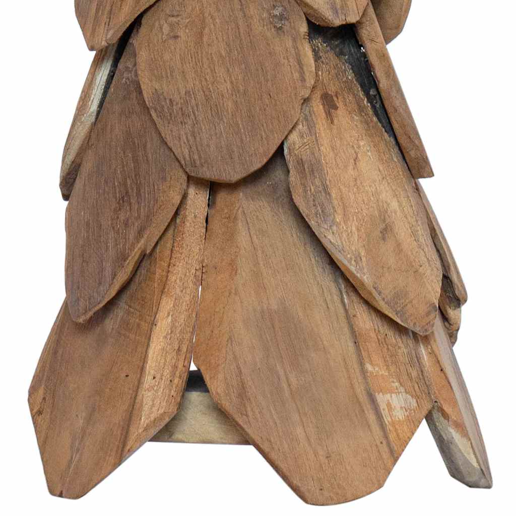 Christmas Tree with Stand Brown 80 cm Solid teak wood