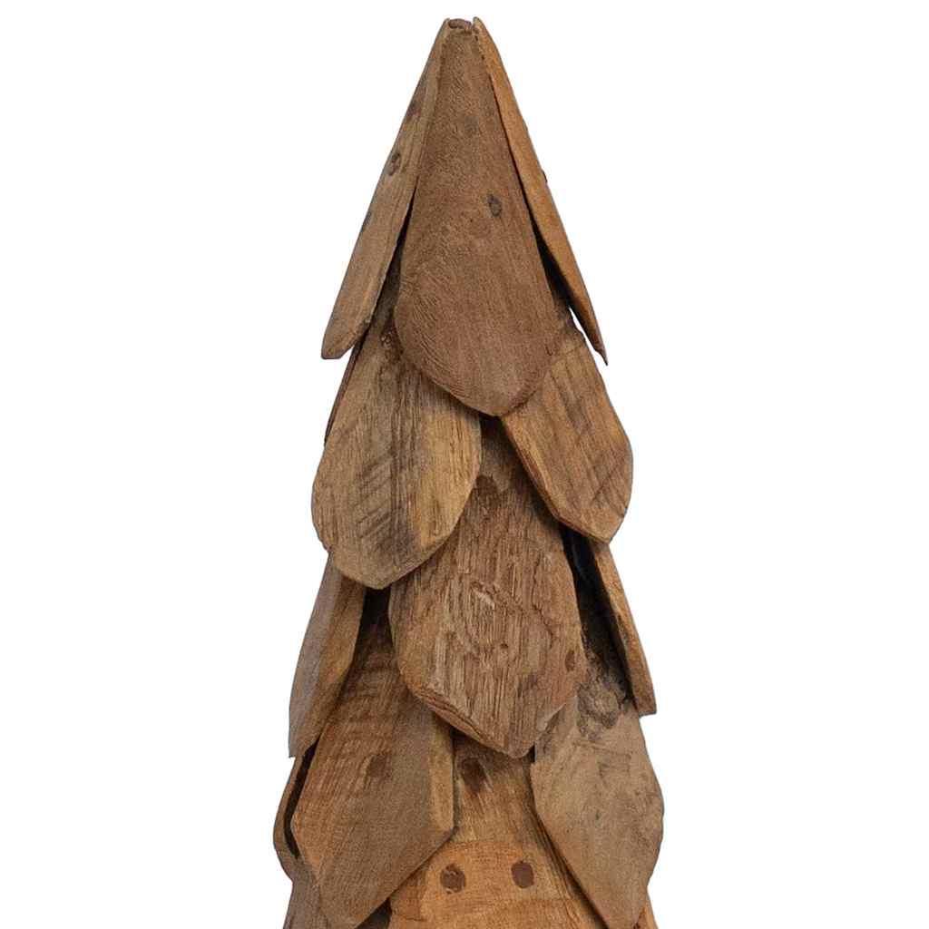 Christmas Tree with Stand Brown 111 cm Solid teak wood