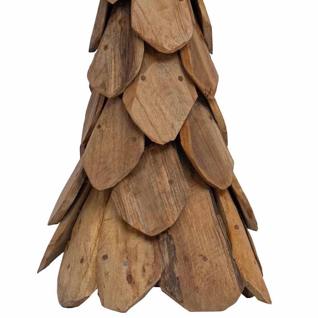 Christmas Tree with Stand Brown 111 cm Solid teak wood