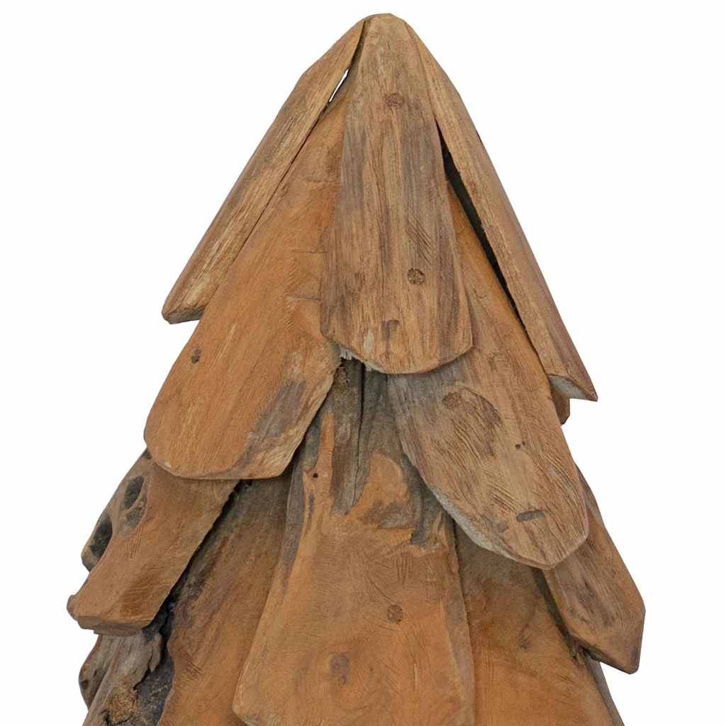 Christmas Tree Brown 61 cm Solid teak wood