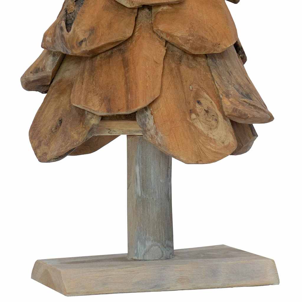 Christmas Tree Brown 61 cm Solid teak wood