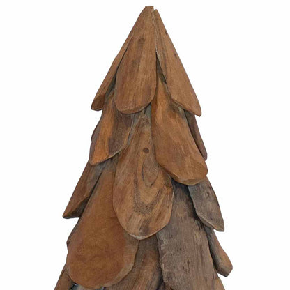 Christmas Tree Brown 91 cm Solid teak wood