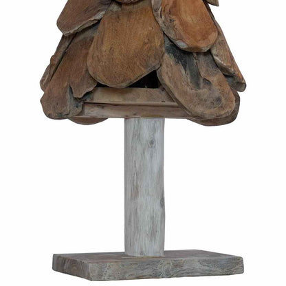 Christmas Tree Brown 91 cm Solid teak wood