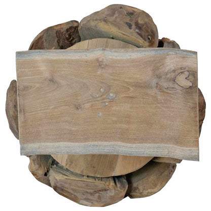 Christmas Tree Brown 91 cm Solid teak wood
