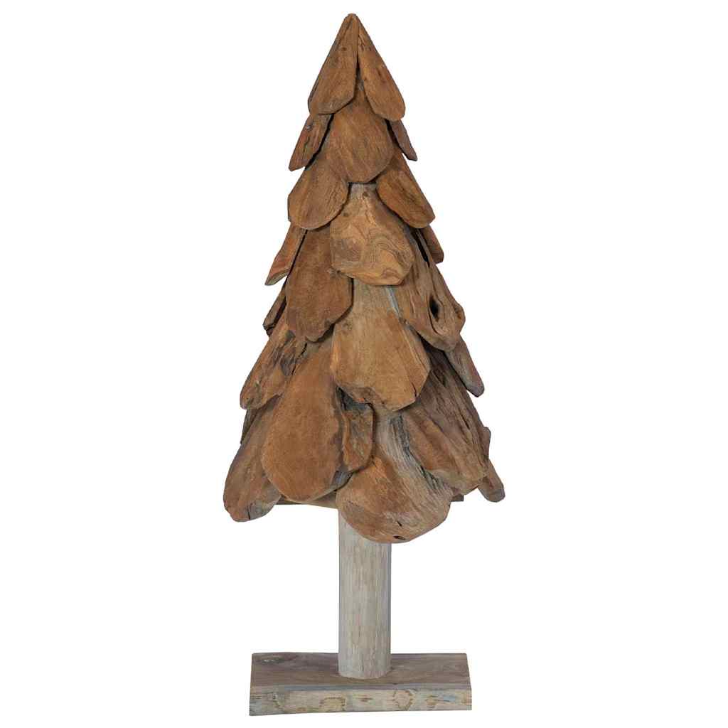 Christmas Tree Brown 91 cm Solid teak wood