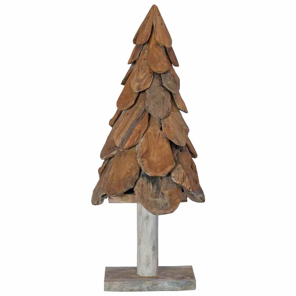 Christmas Tree Brown 91 cm Solid teak wood