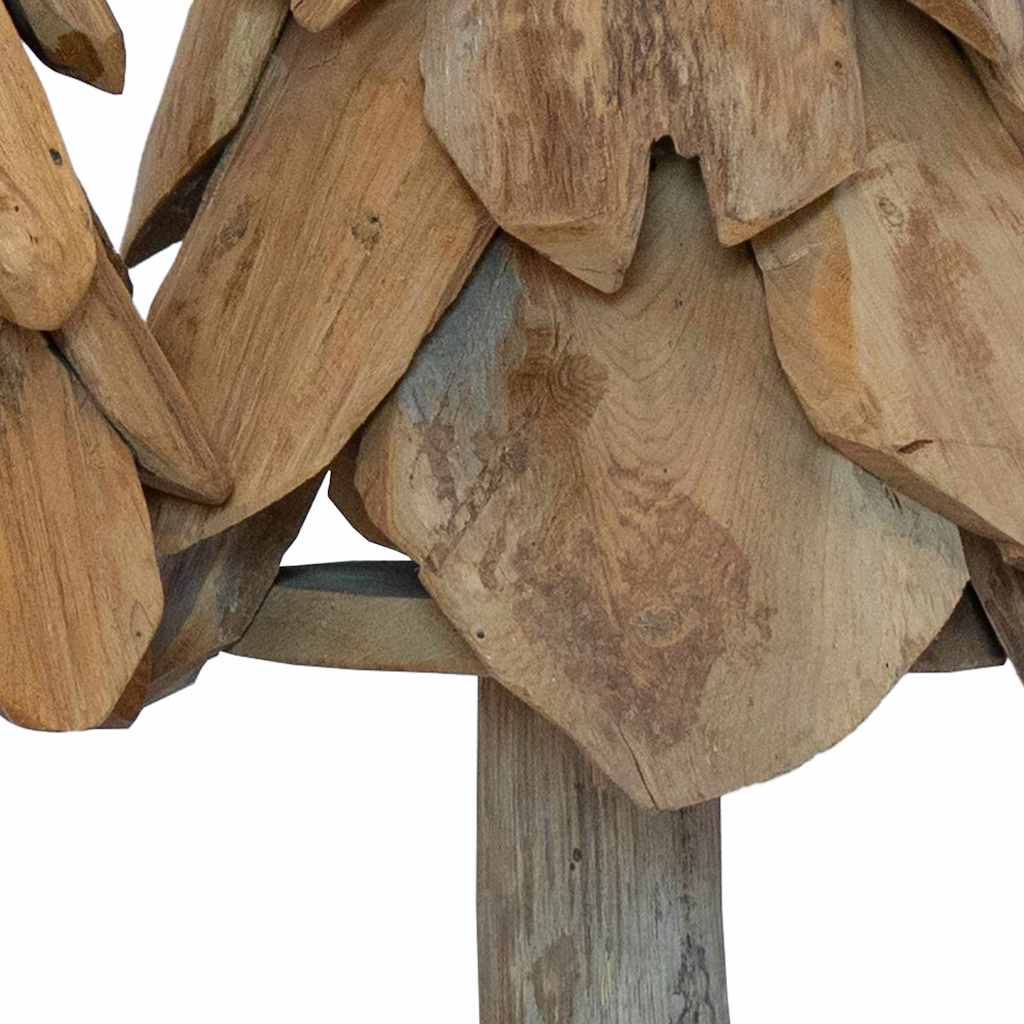 Christmas Tree 3 pcs Brown 40 cm Solid teak wood