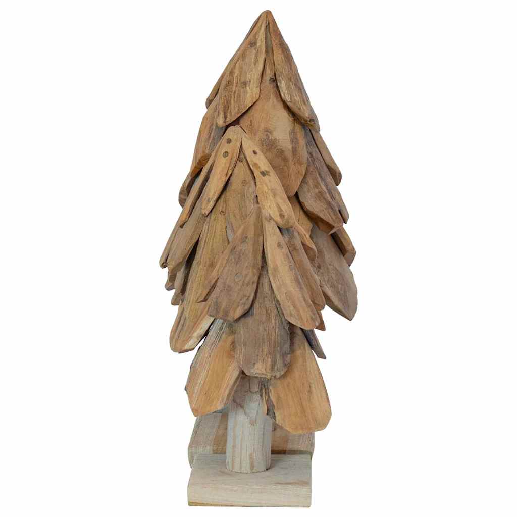 Christmas Tree 3 pcs Brown 40 cm Solid teak wood