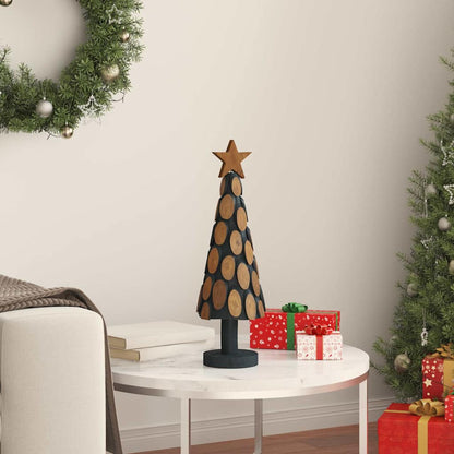 Christmas Tree with Stand Brown 61 cm Solid teak wood