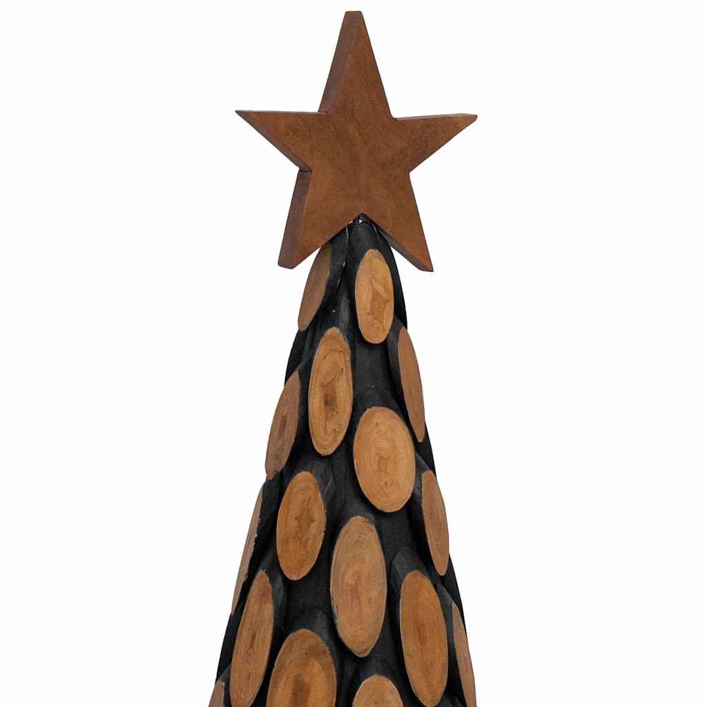 Christmas Tree with Stand Brown 149 cm Solid teak wood
