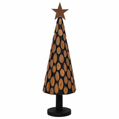 Christmas Tree with Stand Brown 149 cm Solid teak wood