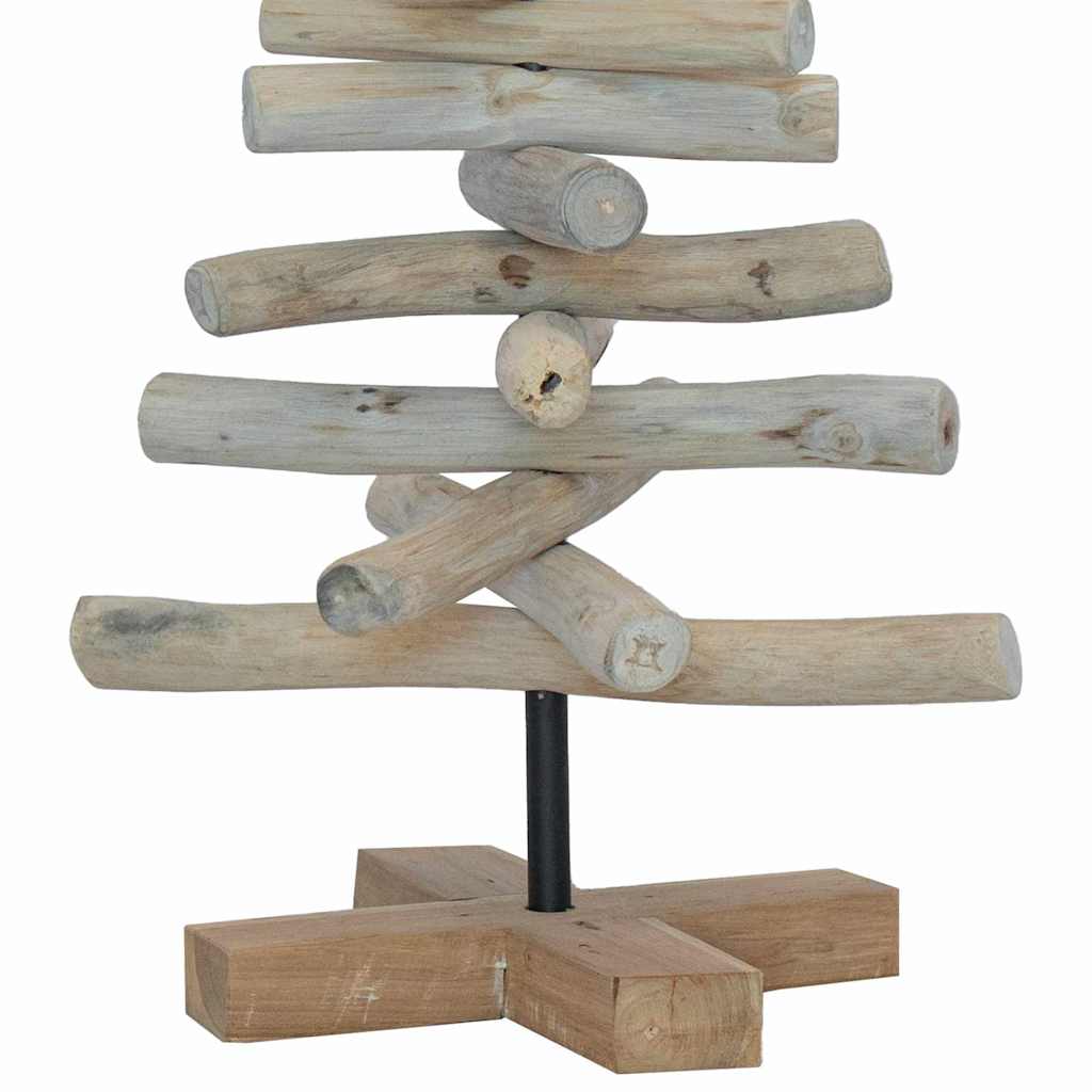 Christmas Tree Brown 60 cm Solid teak wood