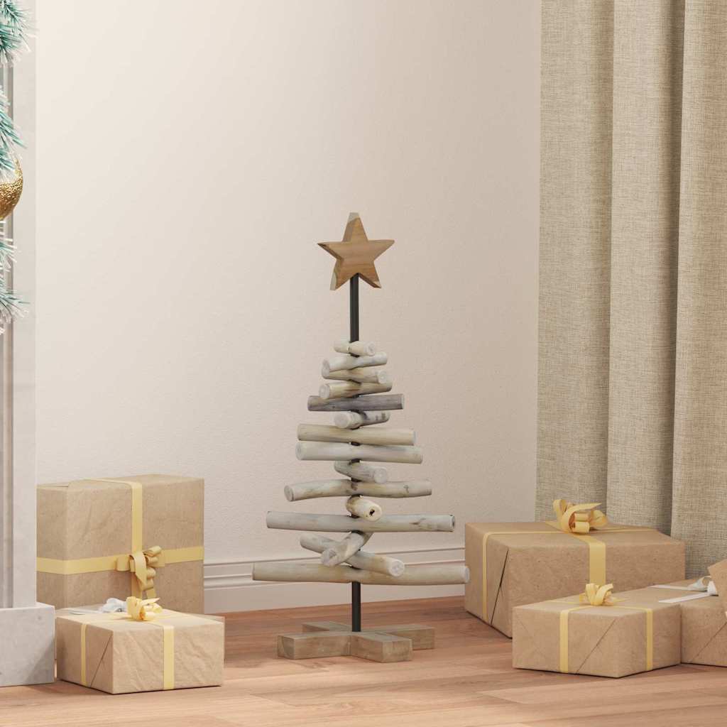 Christmas Tree Brown 60 cm Solid teak wood