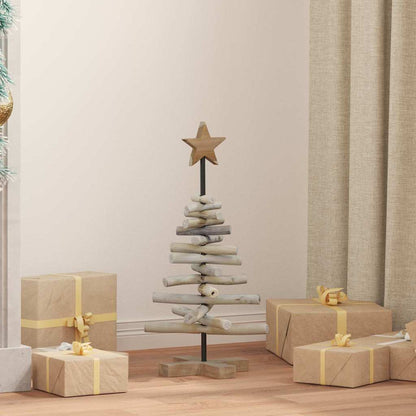 Christmas Tree Brown 60 cm Solid teak wood