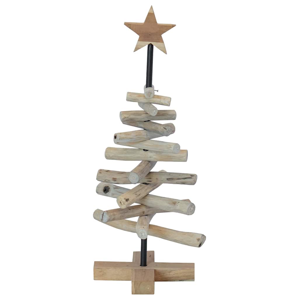 Christmas Tree Brown 60 cm Solid teak wood